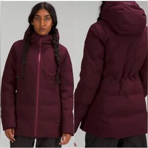 lululemon athletica Women's Puffer Jacket in Burgundy (NWOT)